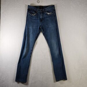 Copper‎ & Oak Jeans 30x32 Blue Slim Fit Stretch Denim Casual Mens